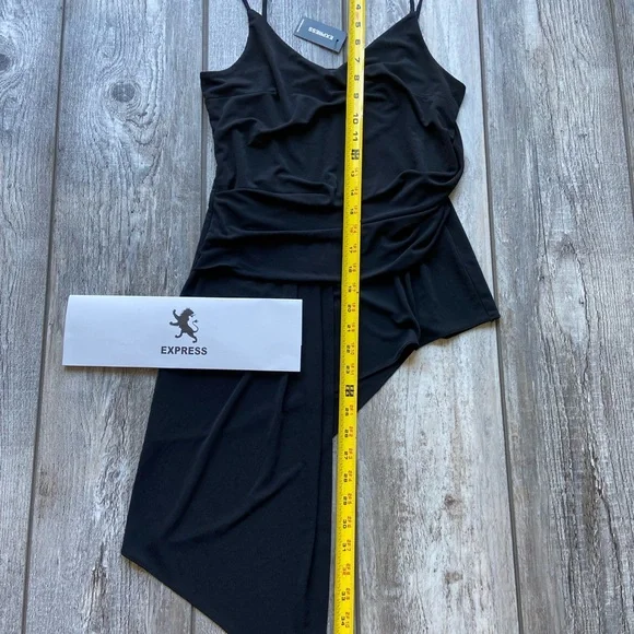 NWT! Express Asymmetrical Black Top - XS - Picture 3 of 7